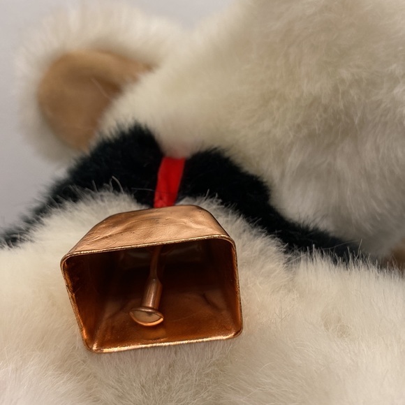 Gund Plush Cow With Brass Bell Soft Stuffed Animal 9” Toy Farm 1987 - Picture 4 of 12